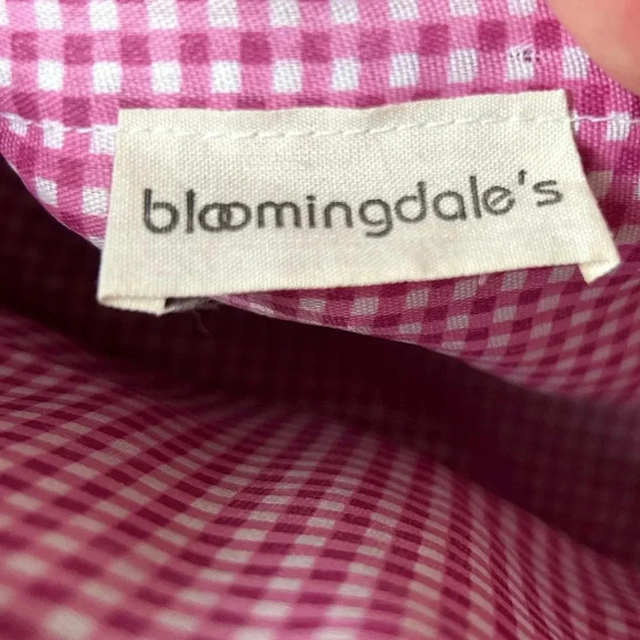 Bloomingdale’s straw bag purse pink patent embroidered beaded beach - Picture 7 of 8